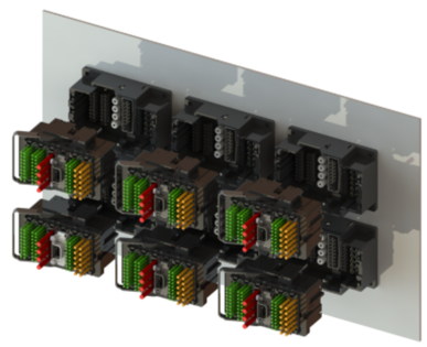 Imaged figure of multiple connections together in the KN06 series