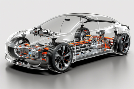 Electric car with EV system