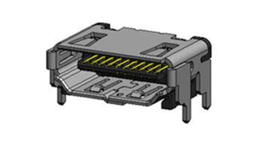 DC04 connector front view
