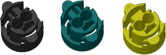 The AK2 type has three types of retainers.