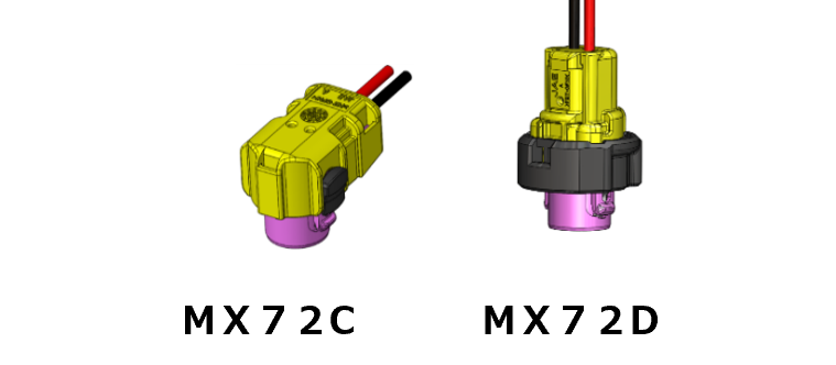 MX72C/D Series (Without Short Terminals) – Appearance